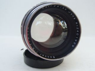 Carl Zeiss Jena Sonnar 8.  5cm f/2.  0 Lens for Contax II camera ' s 3