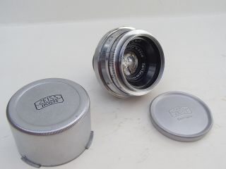 Carl Zeiss Jena Biogon 3.  5cm F/2.  8 Lens For Contax Ii Camera 