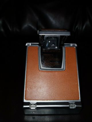 Vintage Polaroid SX - 70 Land Camera Alpha1 - Silver/Leather TESTED/WORKS 3