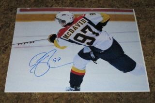 Connor Mcdavid Autographed 11x14 Photo (proof) Edmonton Oilers Erie Otters Nhl