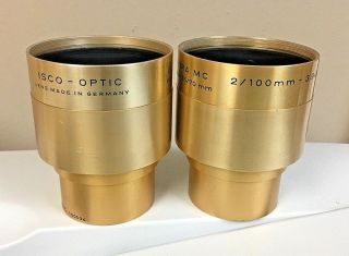 Isco Ultra Mc 100mm F2.  0 35mm & 70mm Motion Picture Projector Lens