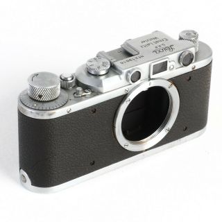 :leica Ii 1936 35mm Film Rangefinder Chrome Camera Body 219616 [ex,  ]