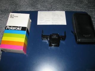 Vintage Polaroid Sx - 70 1.  5 Tele Lens 119a Telephoto With Case & Box