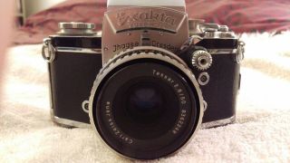 Exakta Varex Vx Iia Camera W/carl Zeiss Jena Tessar 50mm F/2.  8