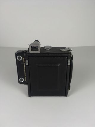 Vintage Graflex Film Camera With Flash; Accessories,  Case,  Strap,  Film,  Bulbs 2