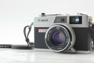 Fedex✈︎ 【exc,  4】canon Canonet Ql17 Giii Rangefinder Film Camera From Japan 065
