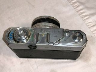 Vintage AIRES 35 - V 35mm SLR film RANGEFINDER CAMERA Coral 1:1.  5 f/4.  5cm Lens 3