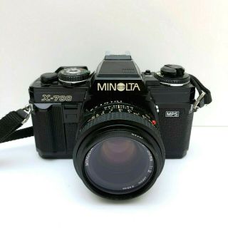 Minolta X - 700 35mm Film Camera With 50mm Lens F/2.  0