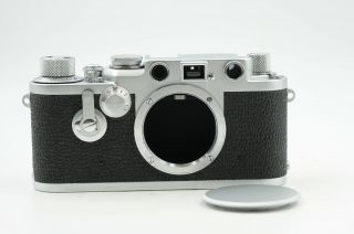 Leica Iiif Red Dial Rangefinder Camera Body (shutter Needs Work) 195