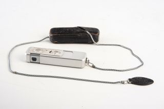 Vintage Minox Wetzlar Iii Subminiature Spy Film Camera With Leather Case V14