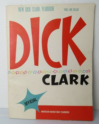 Vintage 1959 Official Dick Clark American Bandstand Yearbook