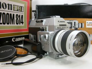 & Pro Canon 8 Movie Camera Kit W/case & Inst Ready To Film
