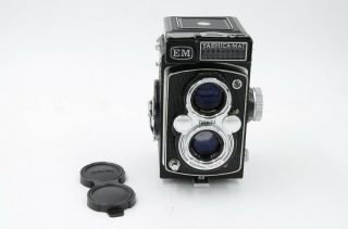 Yashica Mat Em Tlr Film Camera With Case And Auxilary Tele Lenses