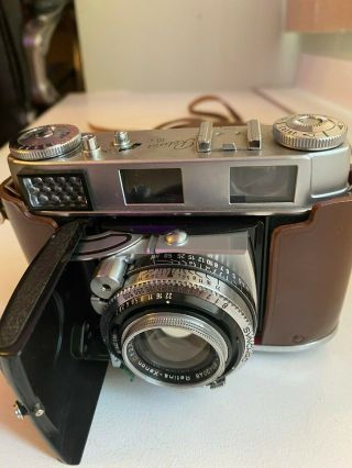 Vintage Kodak Retina Iiic 3c Camera W/schneider - Kreuznach Lens W/leather Case