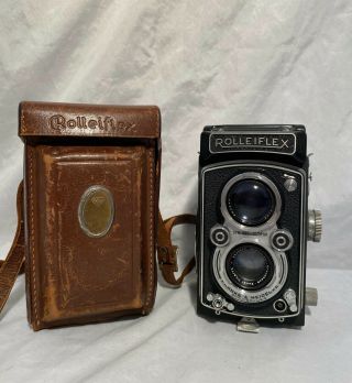Vintage Rolleiflex Tlr Twin Lens Camera