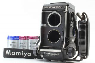 [excellent,  5] Mamiya C330 Professional Tlr Camera W/ Left Hand Grip,  Strap Jpn