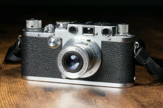 Leica Iiif With 5cm F3.  5 Lens