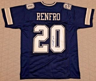 Mel Renfro Signed Dallas Cowboys Jersey W/ 