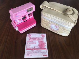Hello Kitty Polaroid 600 Instant Camera Pink Limited Sanrio Vintage Rare Japan