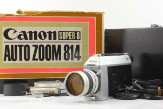 [near,  Case Box] Canon Auto Zoom 814 8 Movie Camera 8mm Japan H31