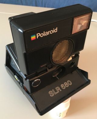 Polaroid Slr 680 - Instant Film Camera - Sonar Auto Focus - Flash - Vintage 80s