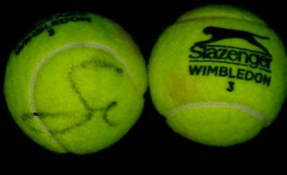 Serena Williams Autographed Wimbledon Tennis Ball