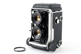 [n.  Mint] Mamiya C220 Pro Tlr Camera 80mm F3.  7 Sekor Lens From Japan 619081