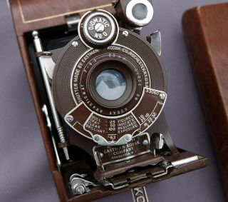 Brown Vanity Kodak Vest Pocket Series Iii 127 Camera & Case