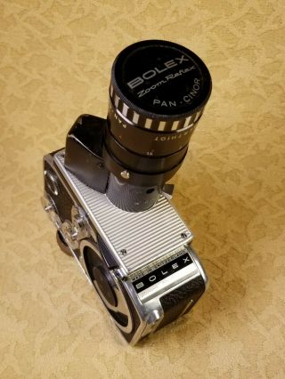 Paillard Bolex Zoom Reflex P2 Movie Camera,  Som Berthiot Pan - Cinor Lens,  V.  G.  C