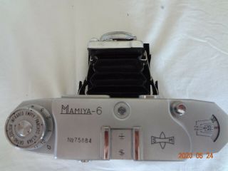 Mamiya 6 6x6 film folding camera w/Zuiko 75/3.  5 lens from Japan Exc,  cond 2426 3