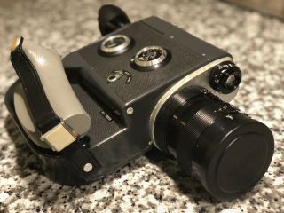 Canon Scoopic 16mm Film Movie Camera 13 - 76mm Canon Lens F/1.  6 W/ Case