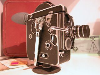 Bolex Rex Reflex 16mm Movie Camera Kit W/ C - Mt Lens Case & Instructions