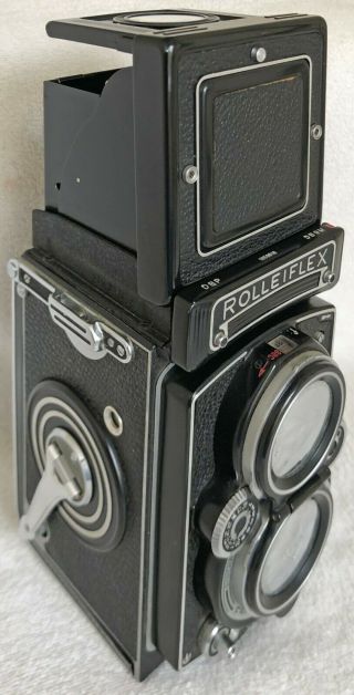 Rolleiflex 3.  5e (type2) Camera With Xenotar 75mm F/3.  5 Lens And Case C.  1956