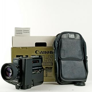 Near Canon 514 Xl - S Canosound 8 8mm Film Camera Set Motor/meter Runs