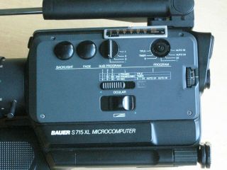 Bauer S715XL 8MM Camera w/Multi - Coated Angenieux 6 - 90MM f/1.  4 Lens Bolex 3