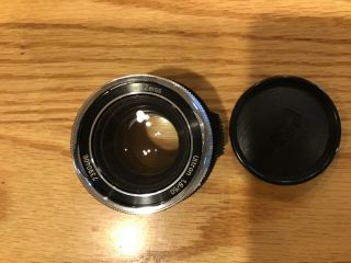 Carl Zeiss 50mm F1.  8 Ultron For Icarex Bm 35s