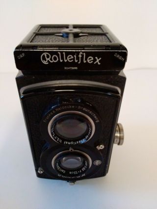 Rolleiflex Compur DRP DRGM Rapid camera VINTAGE,  Carl Zeiss Franke & Heidecke 3