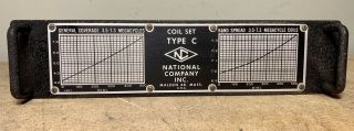 Vintage Ham Radio Receiving Coil Set National Company Type C