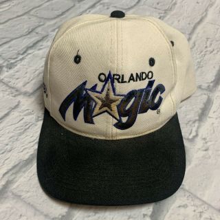 Vintage Orlando Magic Hat Sports Specialties The Twill Nba White Snapback Cap