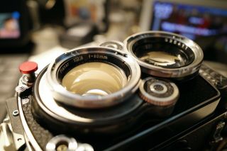 Rolleiflex 2.  8F WHITEFACE with zeiss lens 2
