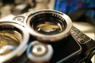 Rolleiflex 2.  8F WHITEFACE with zeiss lens 3