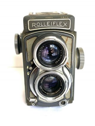 Rolleiflex 3.  5 Baby Tlr Camera,  Germany