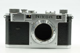 Nikon S Rangefinder Film Camera Body Chrome   408