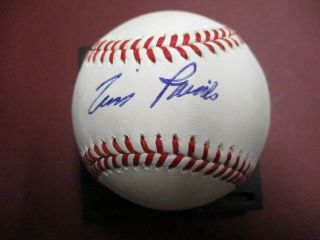 Tim Raines Expos Hall Of Fame Autographed Official Ball Signed Baseball Psa