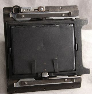 4x5 Graflok Back Assembly From Pacemaker Speed Or Crown Graphic,  Good User