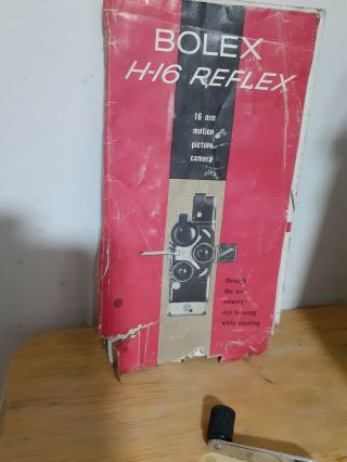 Vintage Paillard Bolex H8 Movie Camera and Accessories. 3