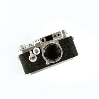 Leica Iiig Rangefinder Film Camera Screw Mount Canon 25mm F3.  5 Camera,  Lens