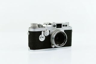 Leica IIIg Rangefinder Film Camera Screw Mount Canon 25MM f3.  5 Camera,  Lens 2