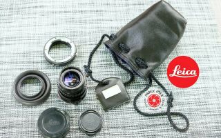 Leica Leitz Leicina Macro Cinegon 10mm F/1.  8 Leica - M Special Macro Lens Minty