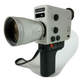 Braun Nizo Professional Film Cine Movie Camera 8 8mm Variogon Lens Auto - B